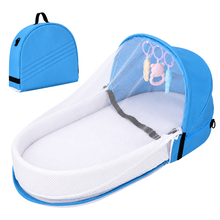 Load image into Gallery viewer, Berceau Pliable Portatif avec Moustiquaire
